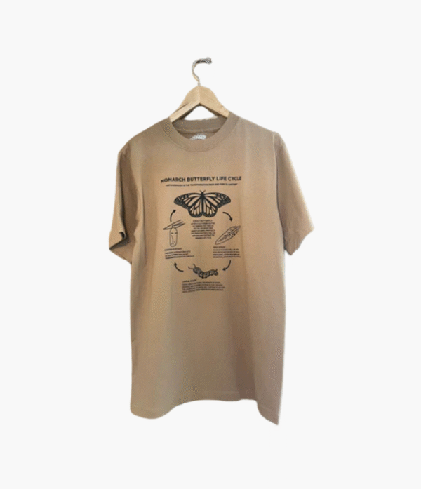 🦋 Insectology: Monarch Life Cycle T-Shirt