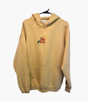 Flower Embroidered Hoodie